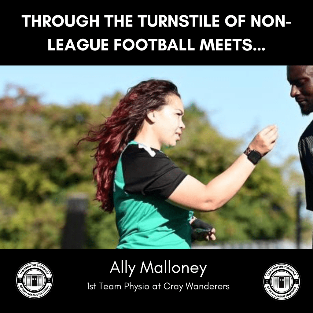 TTTONLF Meets…Ally Malloney – Cray Wanderers&nbsp;Physio